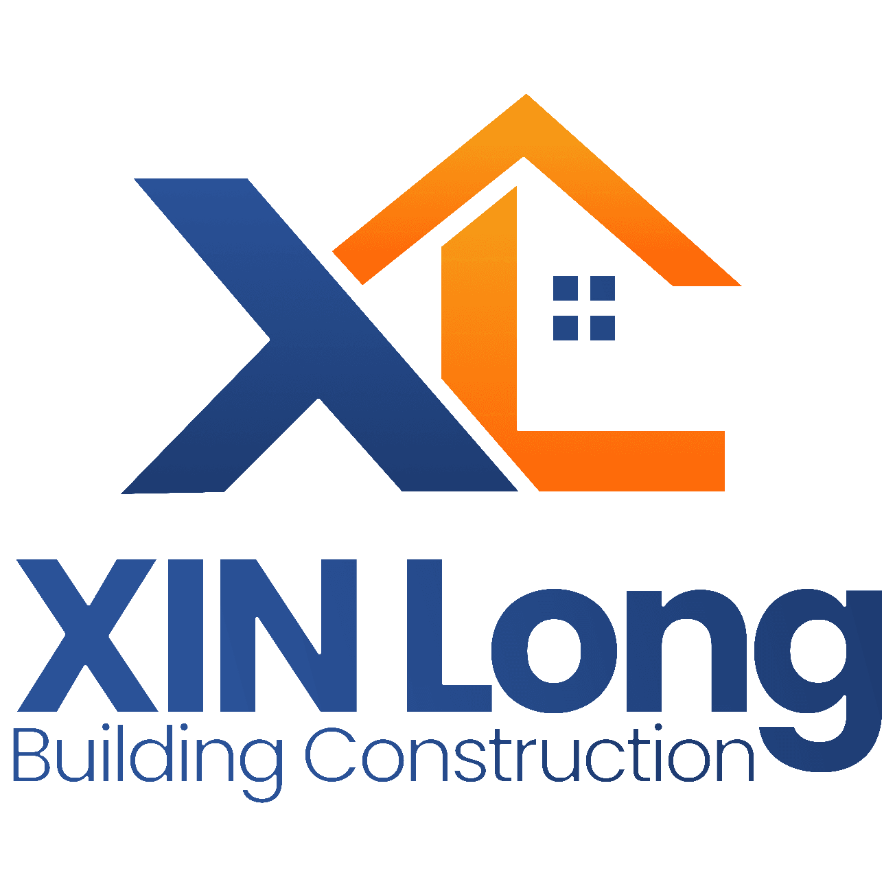 XIN Long Building Construction Logo